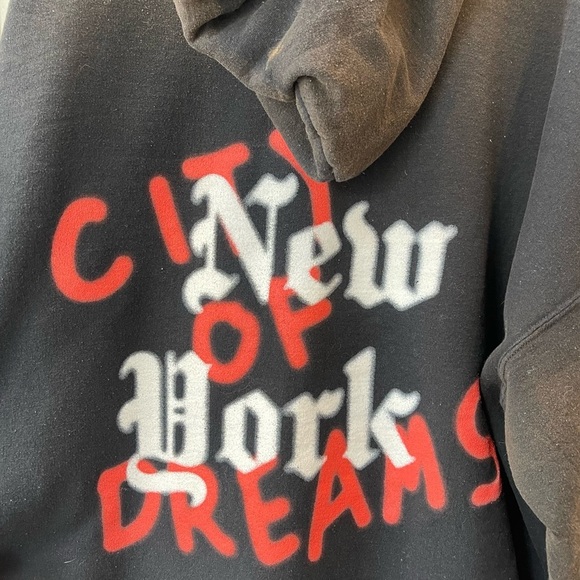 Travis Scott Astroworld NYC Hodie Bleached Black Grunge Streetwear Festival XXL - Picture 4 of 10